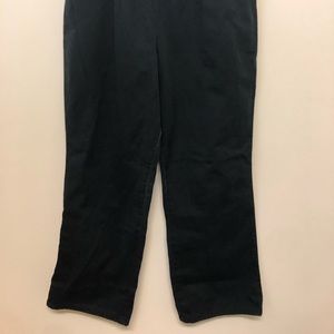 Black Straight Leg Ankle Pants